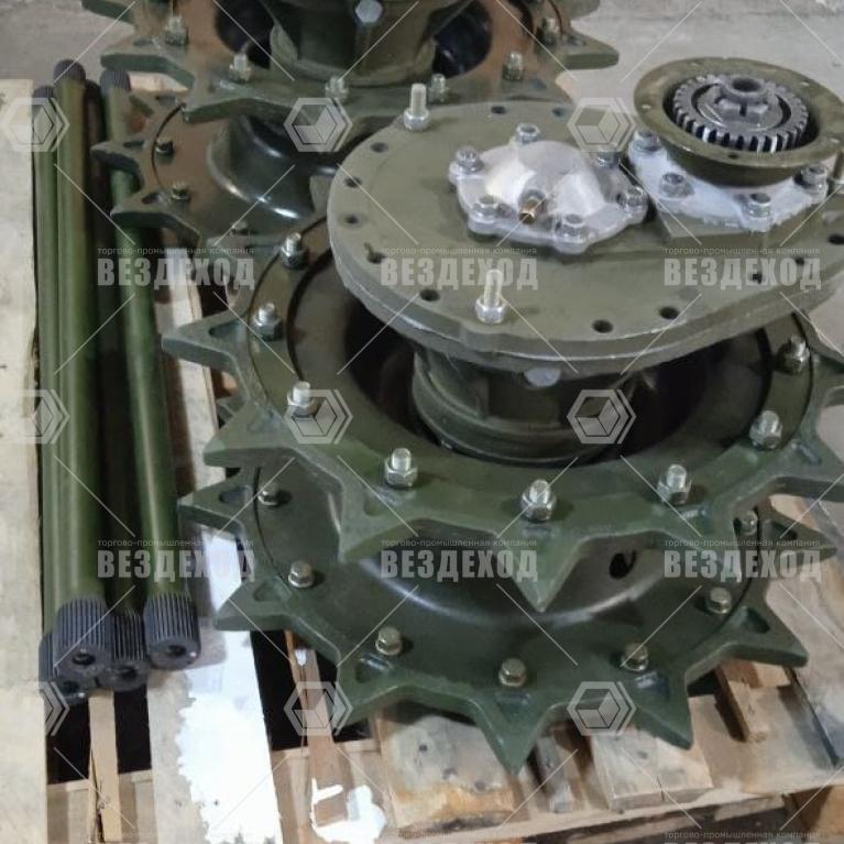 34036-2607010/11 Передача бортовая с колесом в сборе